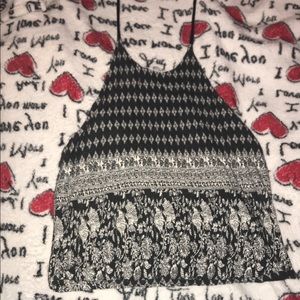 Reversible Charlotte Russe halter top